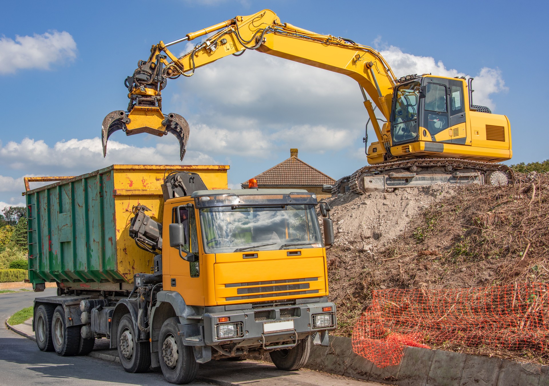 Site clearance - disposal - preparation - oversite